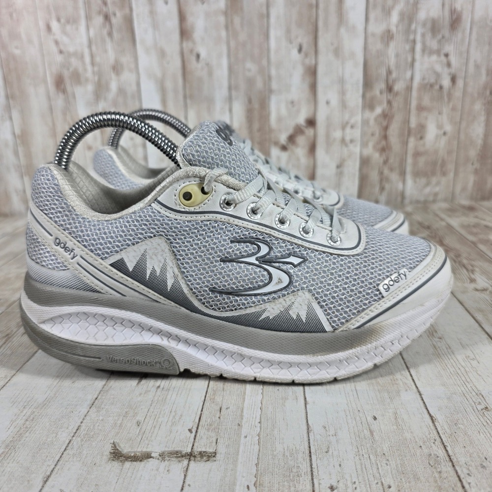 Gravity Defyer G-Defy VersoShock‎ Grey White Walking Sneakers  Womens 7